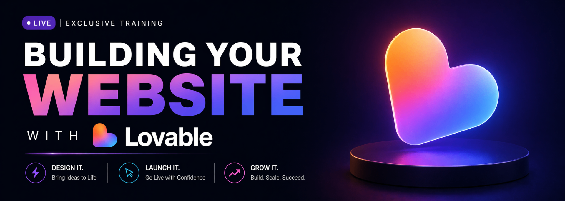 Building Your Website with Lovable — live training